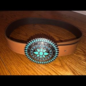 Belt with buckle
